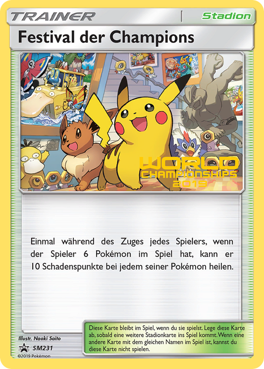 Champions Festival - SM231 - SM Black Star Promos