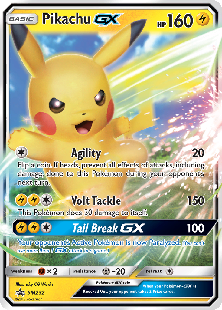 Pikachu-GX - SM232 - SM Black Star Promos