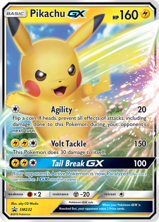 Pikachu-GX - SM232 - SM Black Star Promos