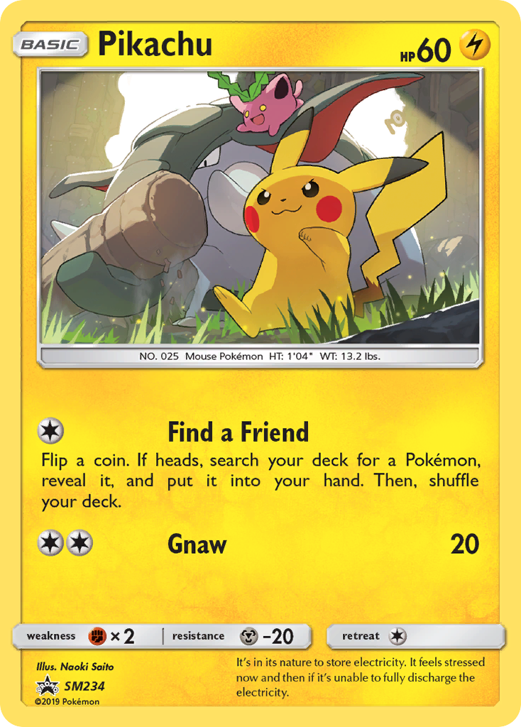 Pikachu - SM234 - SM Black Star Promos