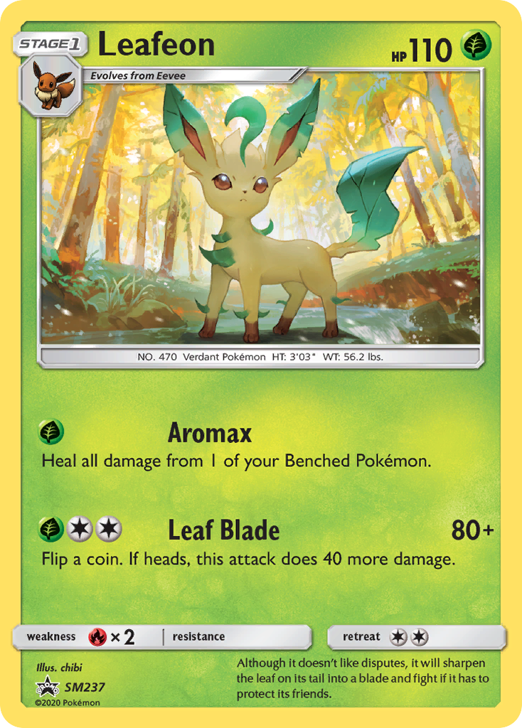 Leafeon - SM237 - SM Black Star Promos