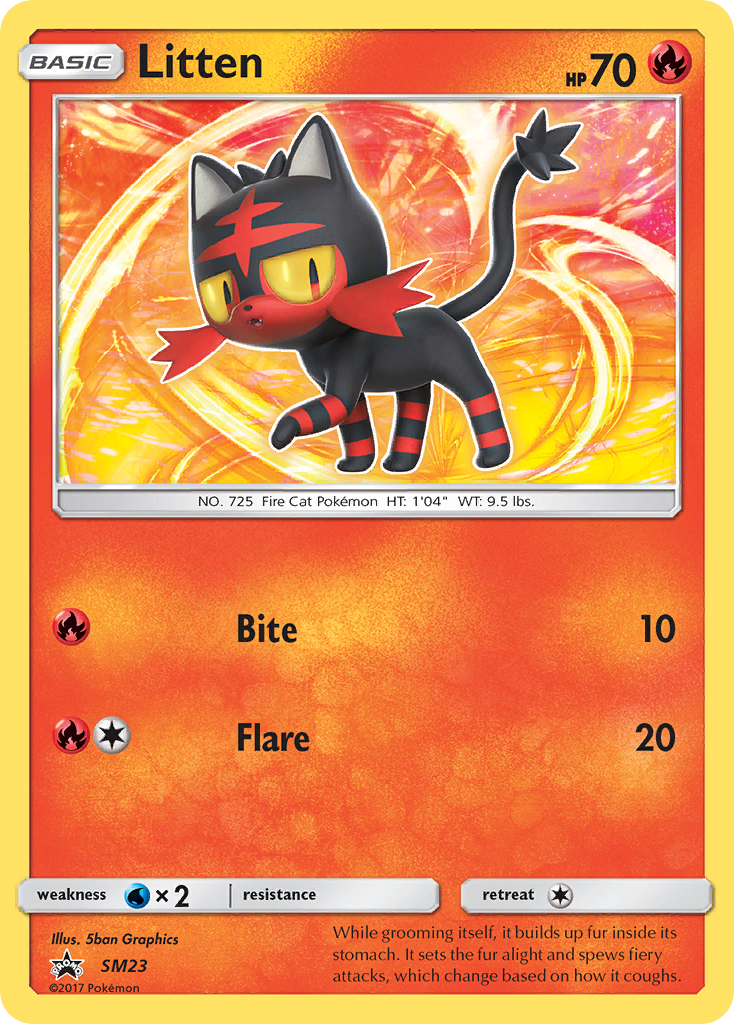 Litten - SM23 - SM Black Star Promos