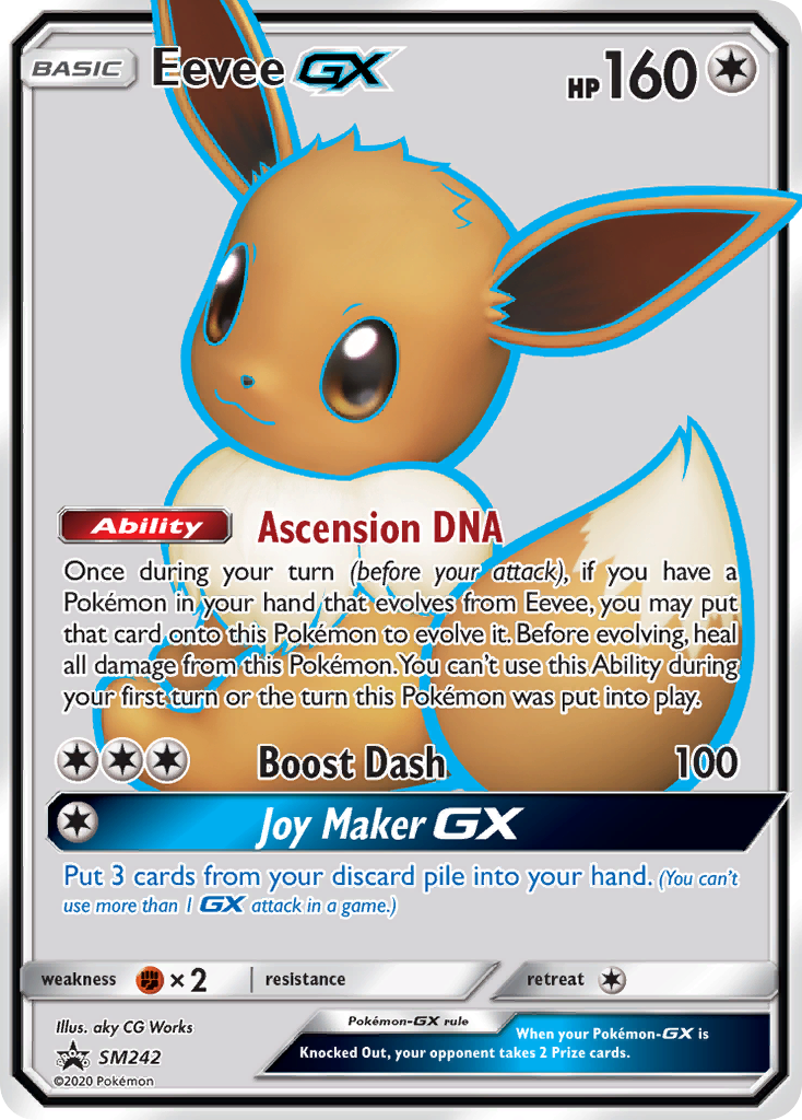 Eevee-GX - SM242 - SM Black Star Promos