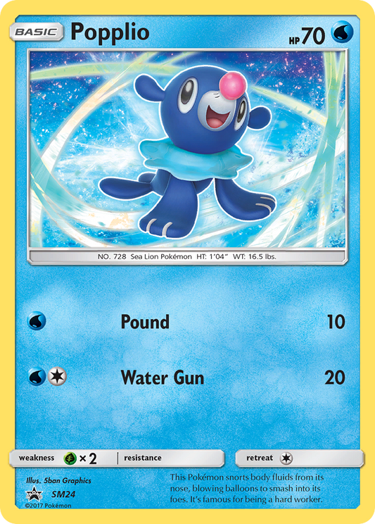 Popplio - SM24 - SM Black Star Promos