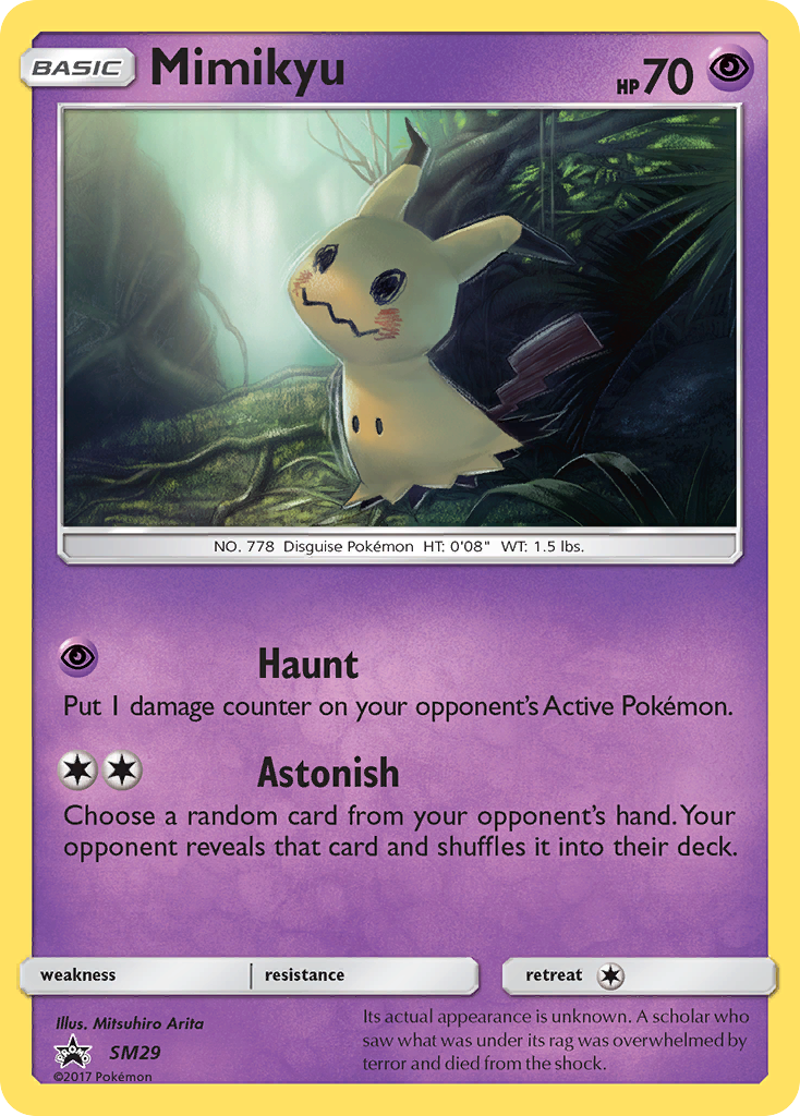 Mimikyu - SM29 - SM Black Star Promos