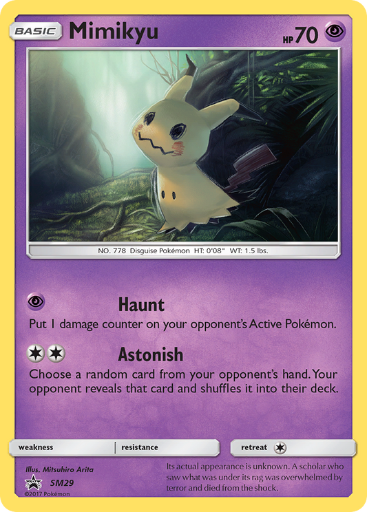 Mimikyu - SM29 - SM Black Star Promos