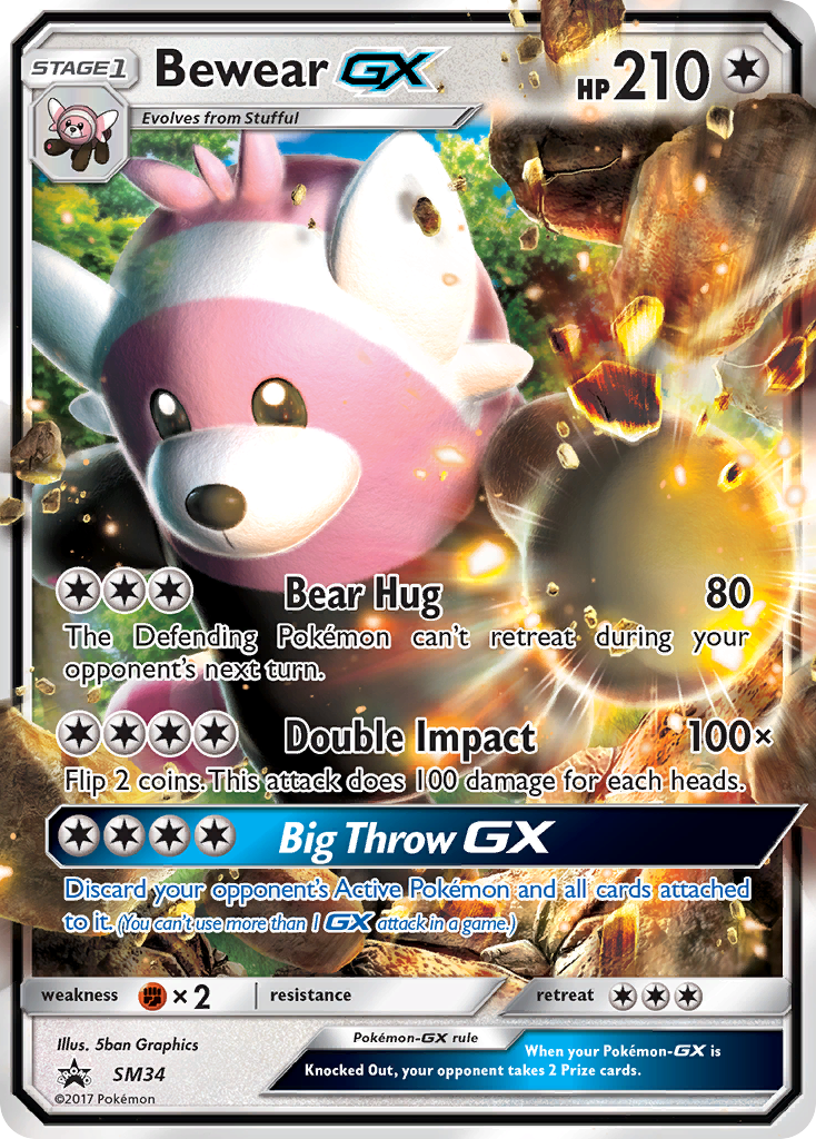 Bewear-GX - SM34 - SM Black Star Promos