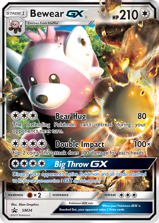 Bewear-GX - SM34 - SM Black Star Promos