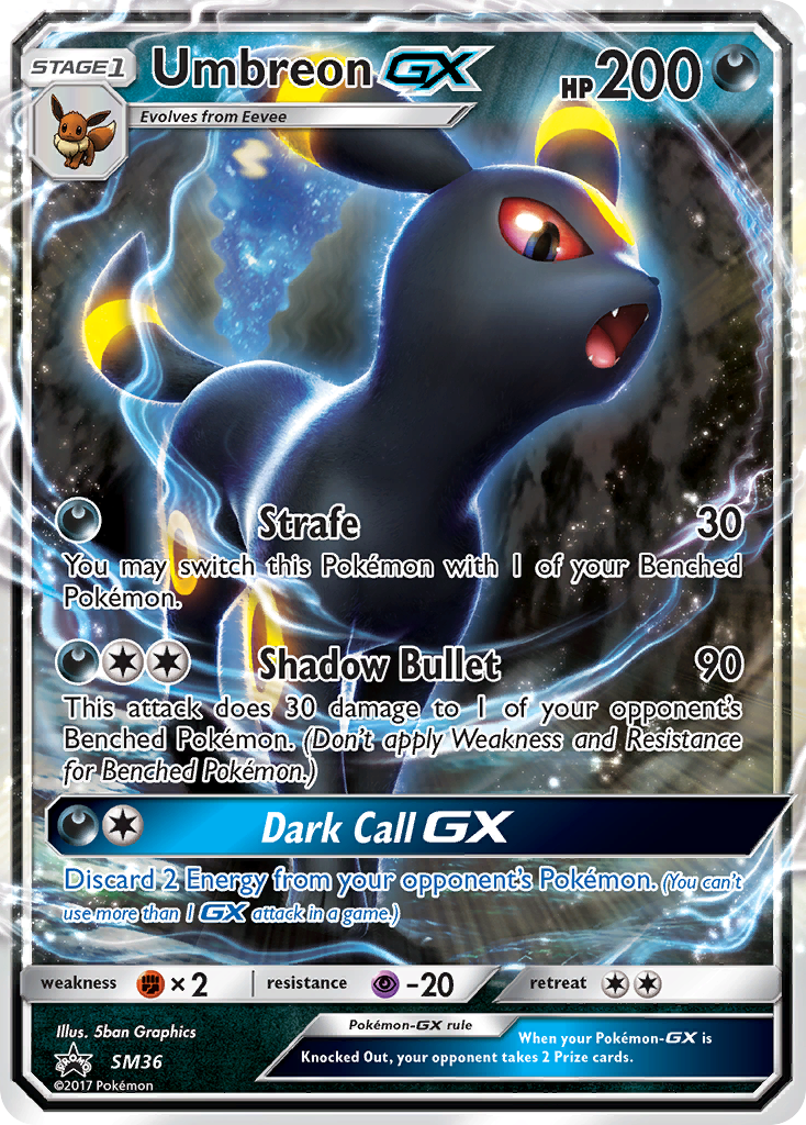 Umbreon-GX - SM36 - SM Black Star Promos