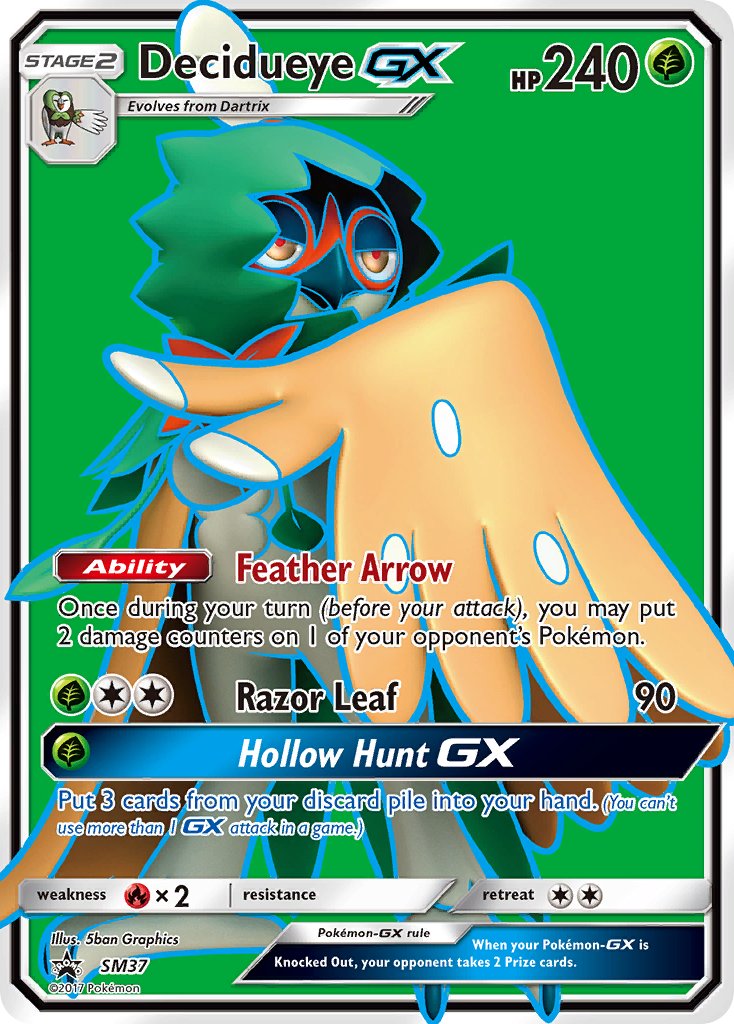 Decidueye-GX - SM37 - SM Black Star Promos