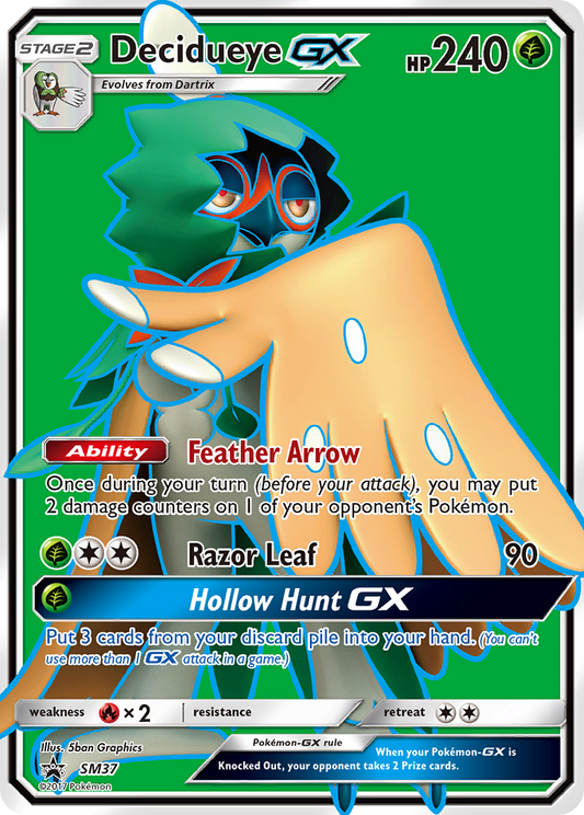 Decidueye-GX - SM37 - SM Black Star Promos