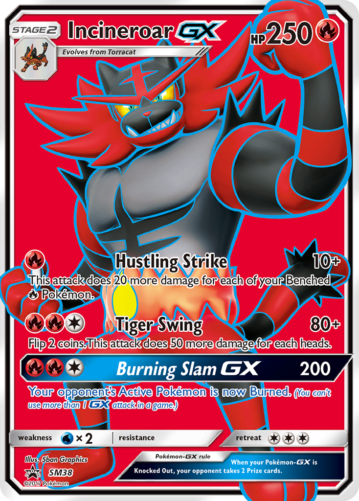 Incineroar-GX - SM38 - SM Black Star Promos