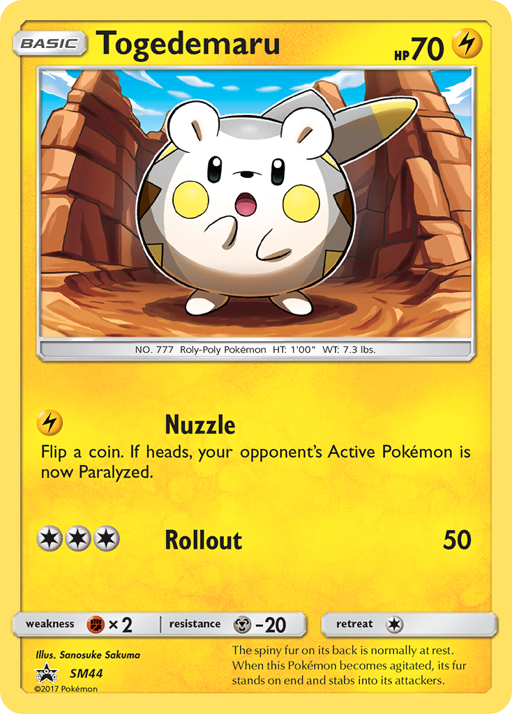 Togedemaru - SM44 - SM Black Star Promos