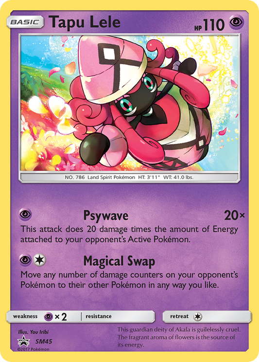 Tapu Lele - SM45 - SM Black Star Promos