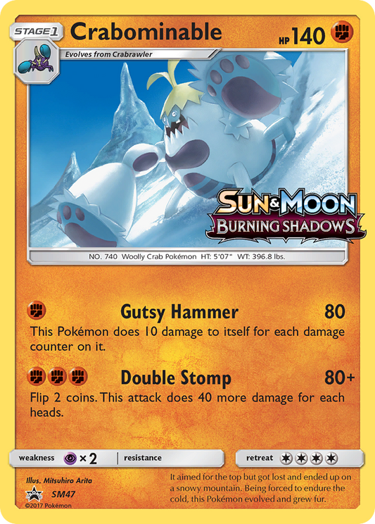 Crabominable - SM47 - SM Black Star Promos