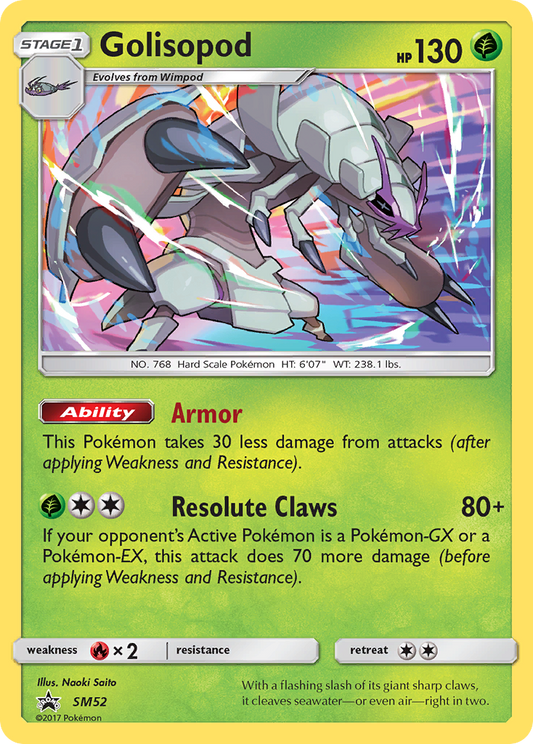 Golisopod - SM52 - SM Black Star Promos