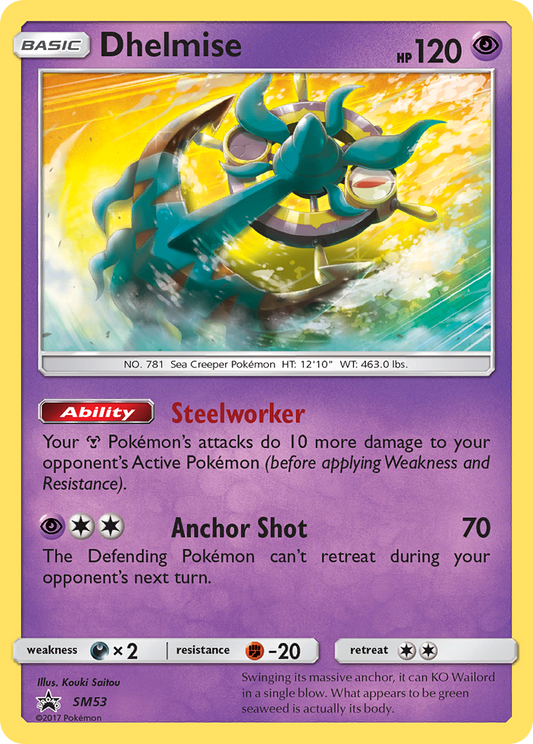 Dhelmise - SM53 - SM Black Star Promos