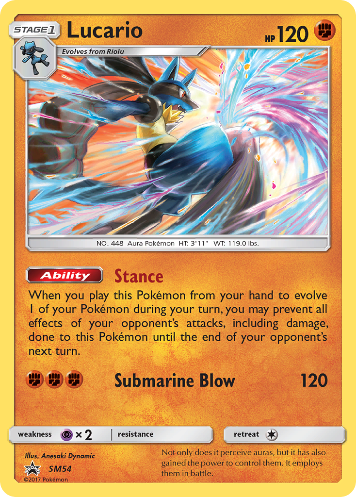 Lucario - SM54 - SM Black Star Promos