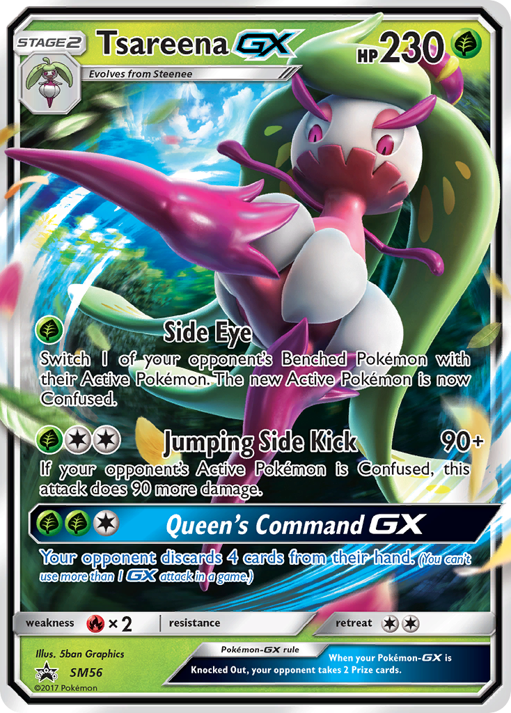 Tsareena-GX - SM56 - SM Black Star Promos