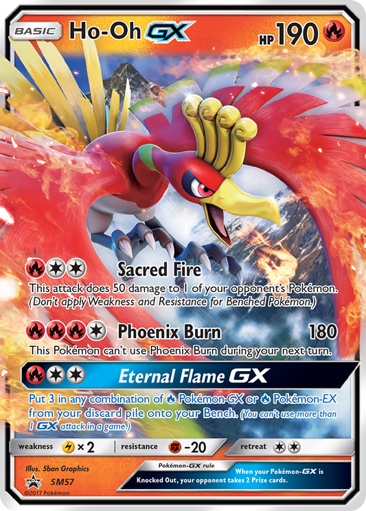 Ho-Oh-GX - SM57 - SM Black Star Promos