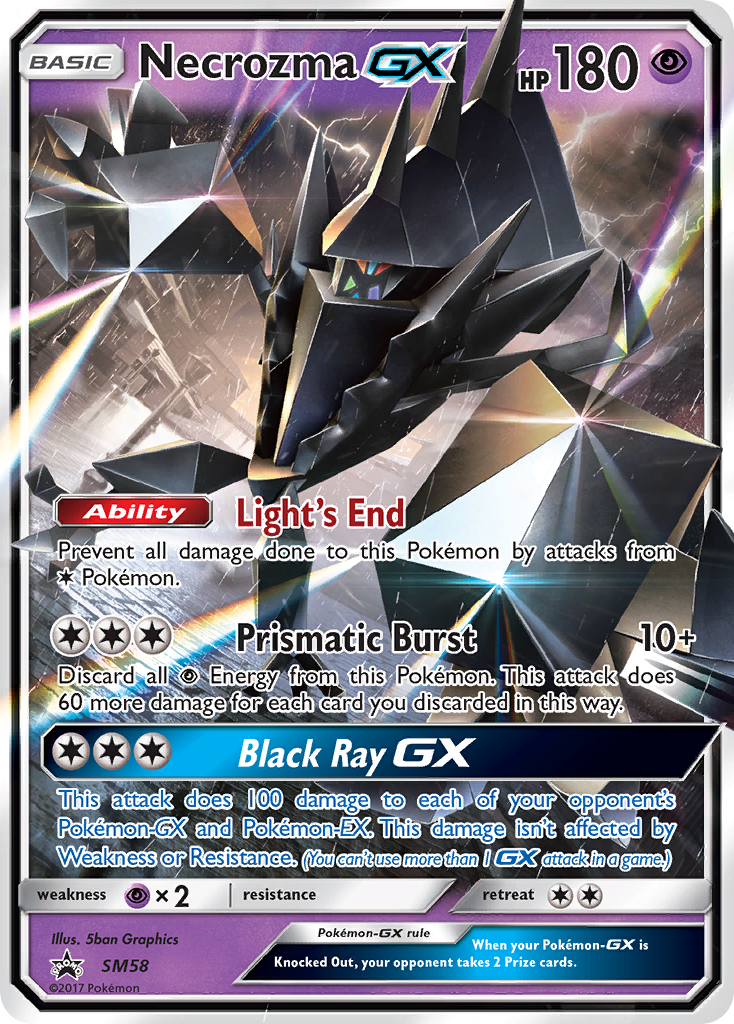 Necrozma-GX - SM58 - SM Black Star Promos