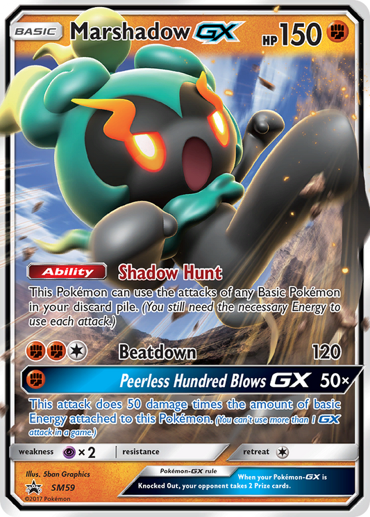 Marshadow-GX - SM59 - SM Black Star Promos