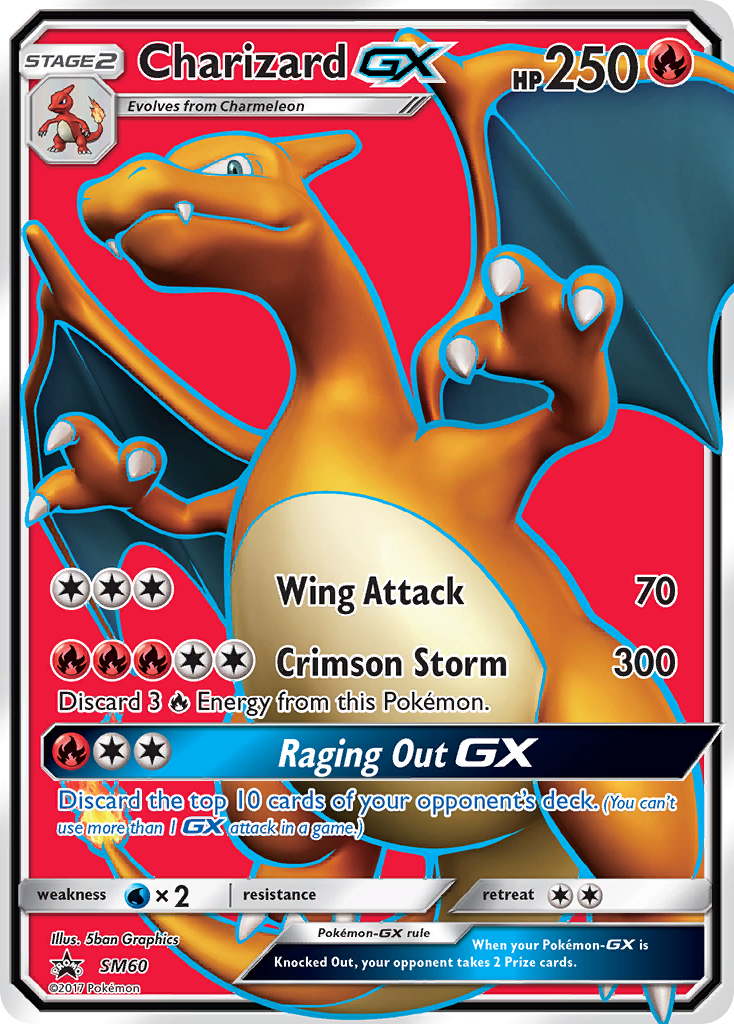 Charizard-GX - SM60 - SM Black Star Promos