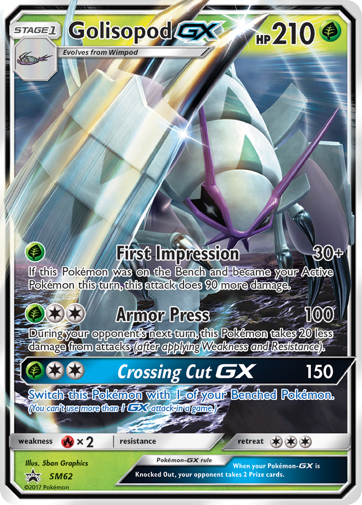 Golisopod-GX - SM62 - SM Black Star Promos