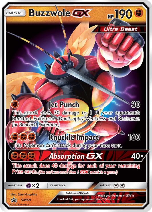 Buzzwole-GX - SM69 - SM Black Star Promos