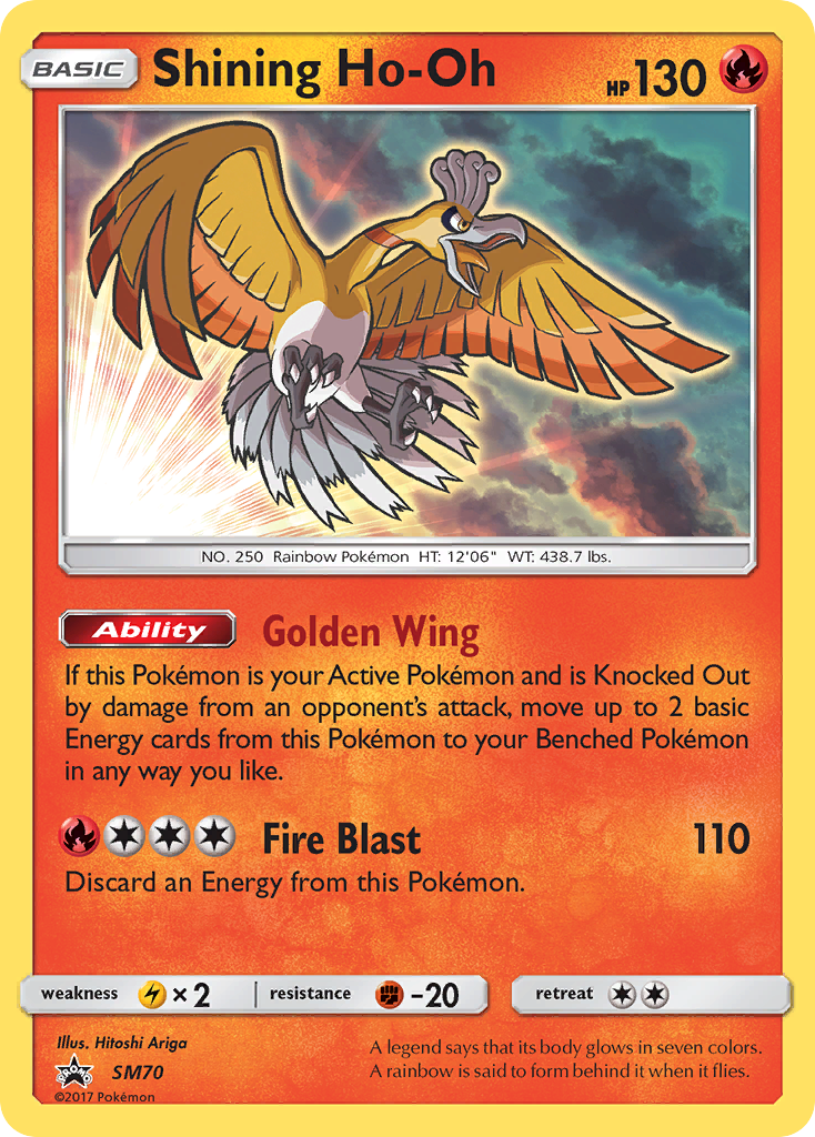 Shining Ho-Oh - SM70 - SM Black Star Promos