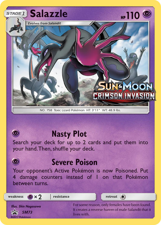 Salazzle - SM73 - SM Black Star Promos