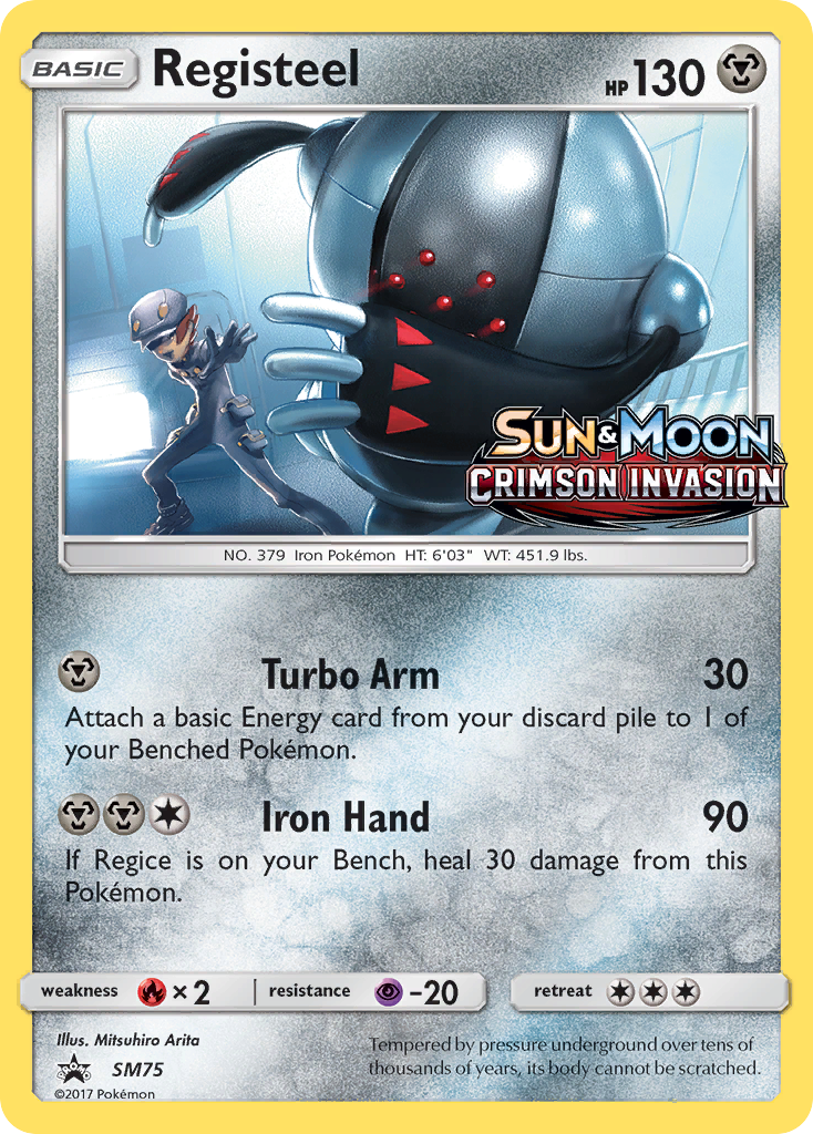 Registeel - SM75 - SM Black Star Promos