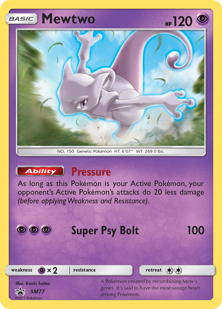 Mewtwo - SM77 - SM Black Star Promos