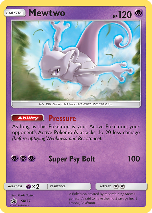 Mewtwo - SM77 - SM Black Star Promos