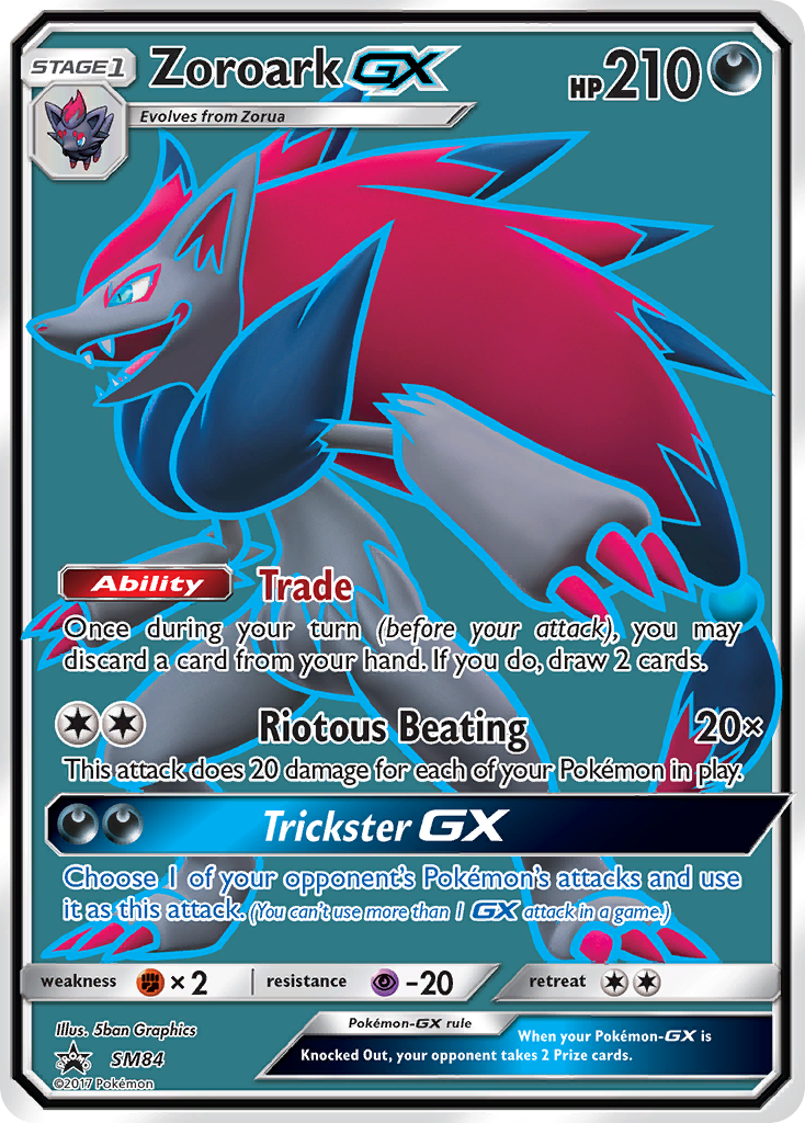 Zoroark-GX - SM84 - SM Black Star Promos