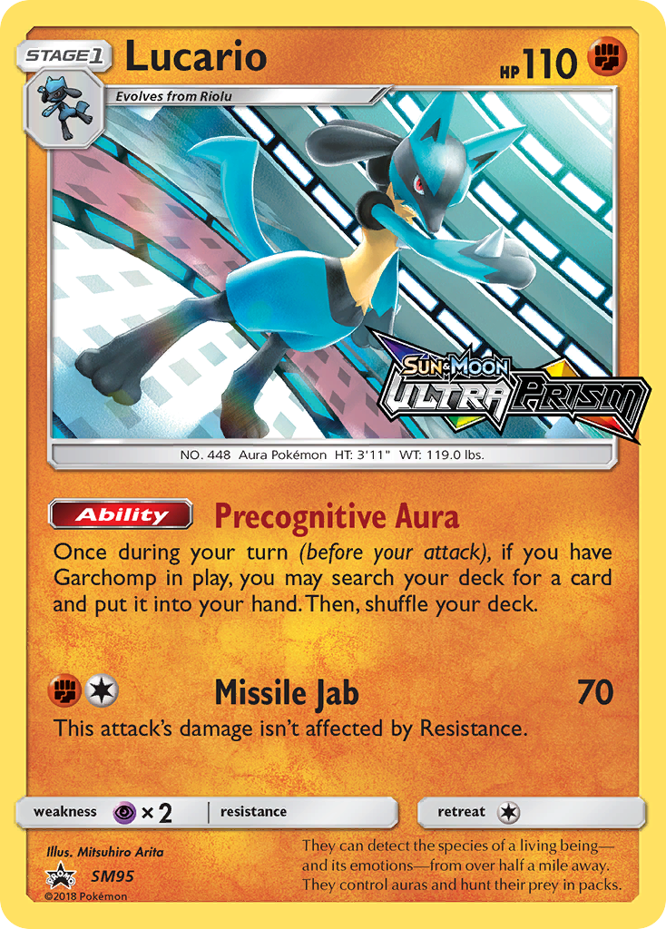 Lucario - SM95 - SM Black Star Promos