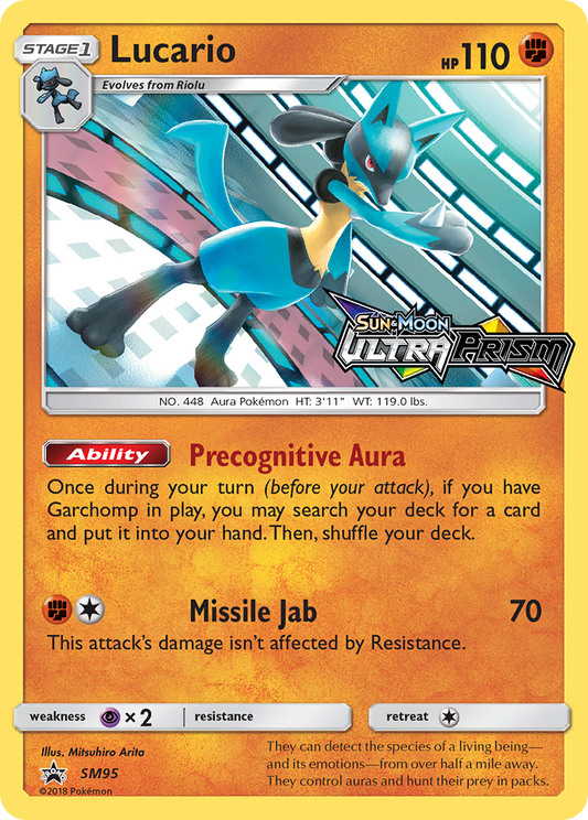 Lucario - SM95 - SM Black Star Promos