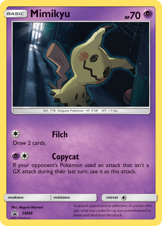 Mimikyu - SM99 - SM Black Star Promos