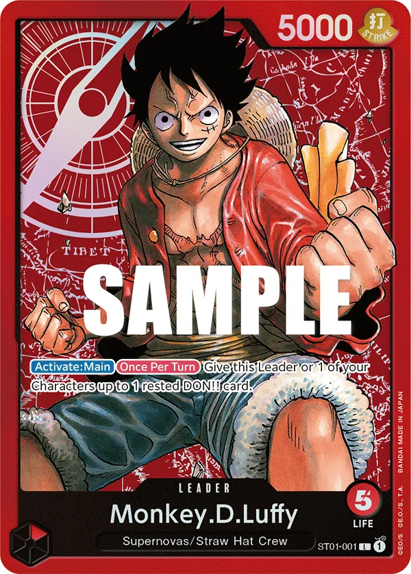 Monkey.D.Luffy - ST01-001 - Straw Hat Crew