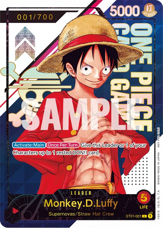 Monkey.D.Luffy - ST01-001 - Prize Cardsaa