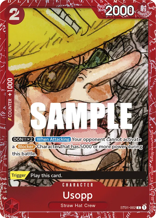 Usopp - ST01-002 - Premium Card Collection -FILM RED Edition-