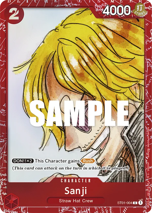 Sanji - ST01-004 - Premium Card Collection -FILM RED Edition-