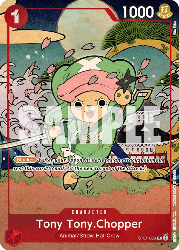 Tony Tony.Chopper - ST01-006 - English Version 1st Anniversary Set