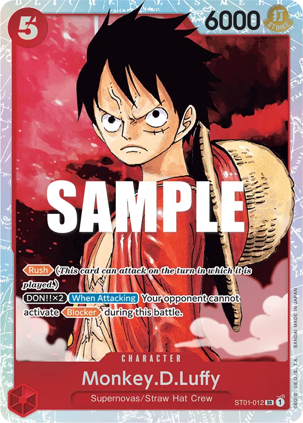 Monkey.D.Luffy - ST01-012 - Straw Hat Crew