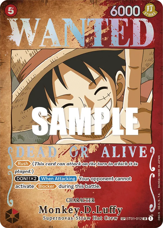 Monkey.D.Luffy - ST01-012 - Pillars of Strengthwanted