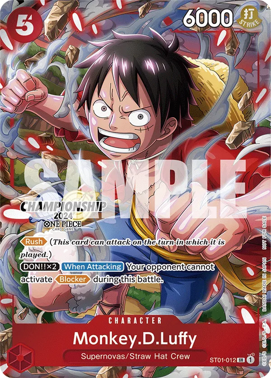 Monkey.D.Luffy - ST01-012 - Championship 2024 Celebration Pack