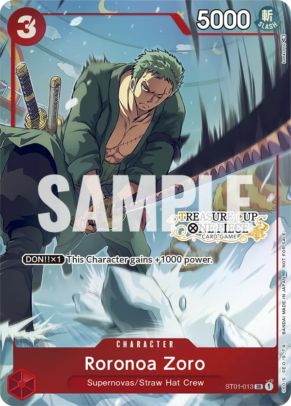 Roronoa Zoro - ST01-013 - Prize Cardsaa