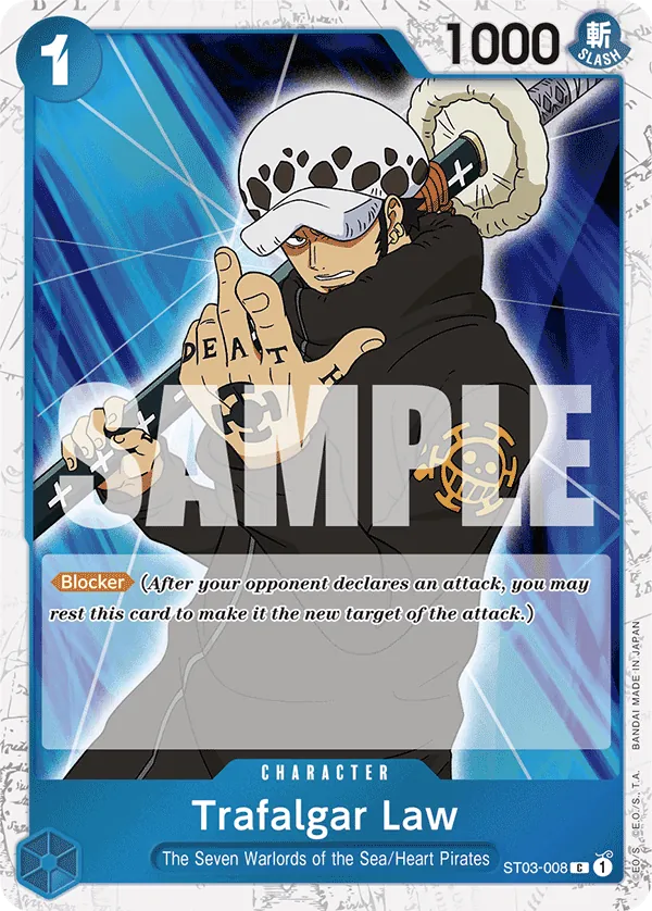 Trafalgar Law - ST03-008 - One Piece The Bestjr