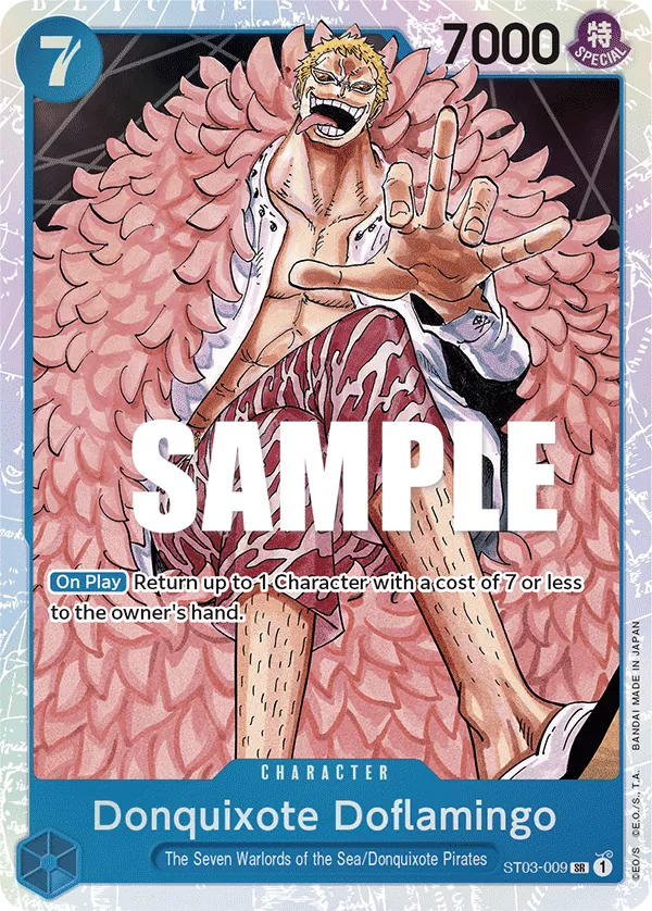 Donquixote Doflamingo - ST03-009 - The Seven Warlords of the Sea