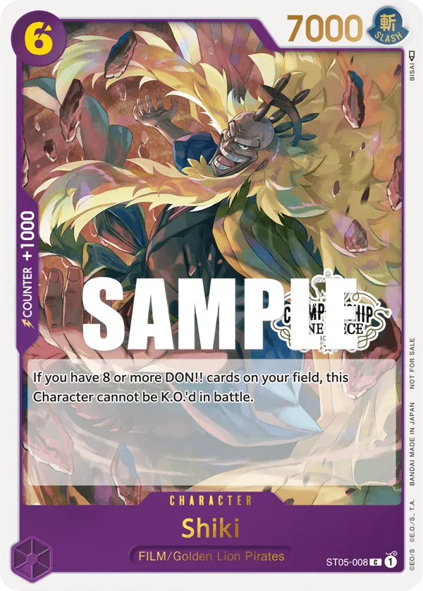 Shiki - ST05-008 - Store Championship Participation Pack Vol.2